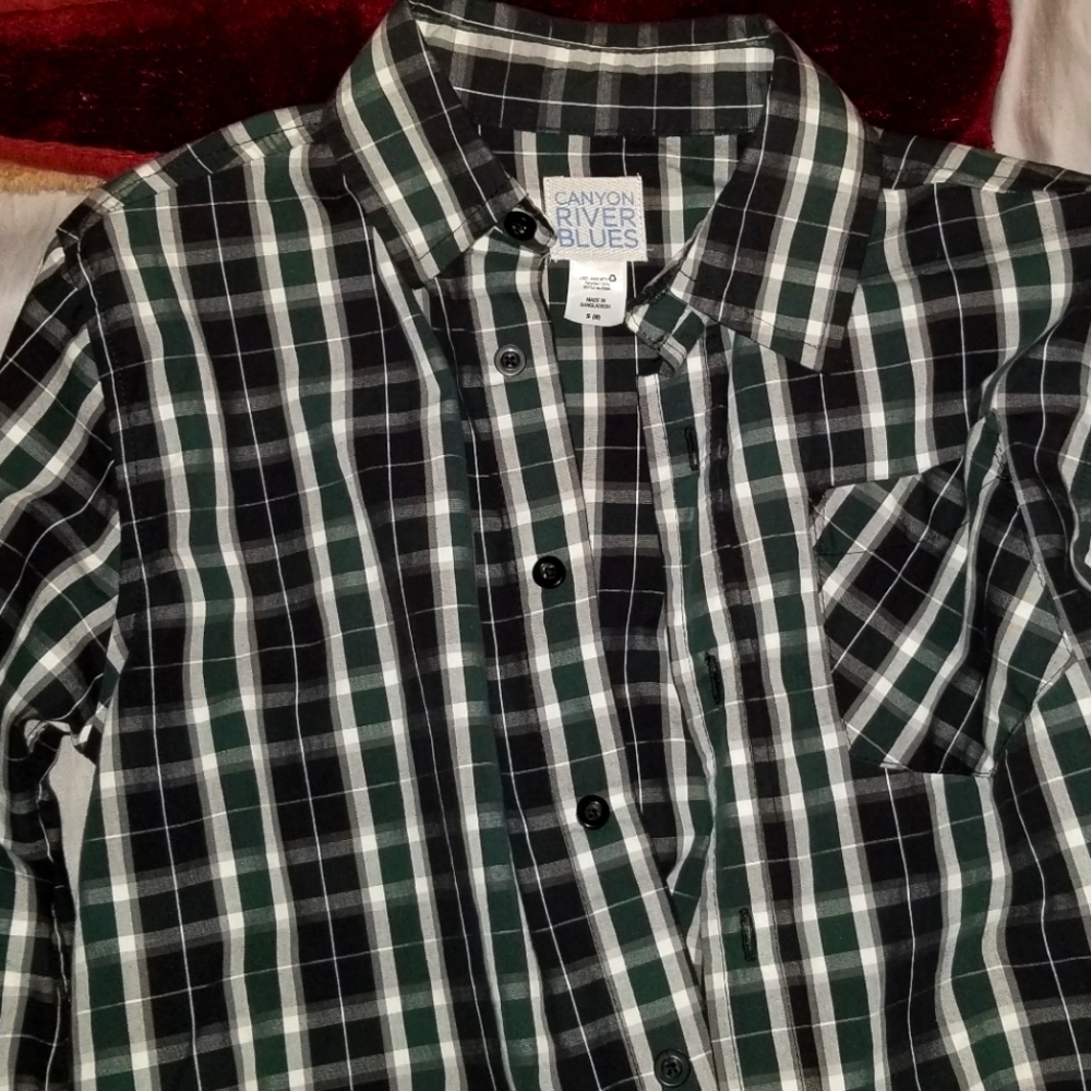 Canyon River Blues button down shirt size 8 Boys like new